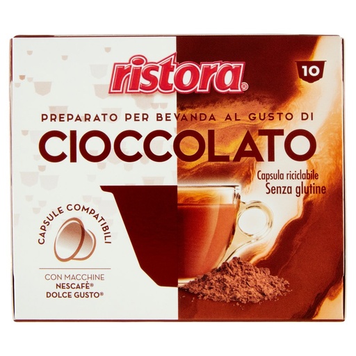 [000015517] RISTORA CIOCCOLATO X10 CAPSULE GR.17 DOL CEGUSTO