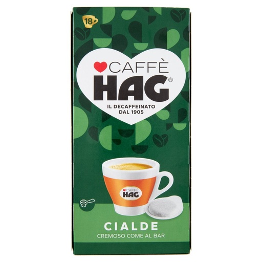 [000015762] HAG GR.125 CAFFE' ESPRESSO 18 CIALDE