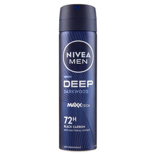 [000016020] NIVEA MEN DEEP DEO SPRAY SUPERBLACK ML.1 50