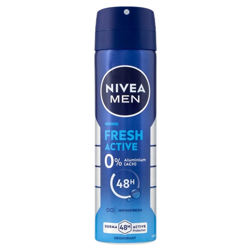 [000016456] NIVEA DEO SPRAY ML.150 FRESH ACTIVE FOR MEN