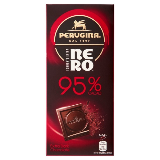 [000016948] PERUGINA NERO FONDENTE TAVOLETTA 95% GR. 85