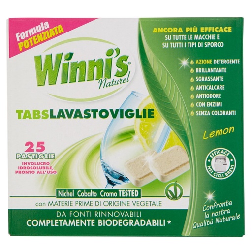[000017024] WINNI'S TABS LAVASTOVIGLIE 25 PZ