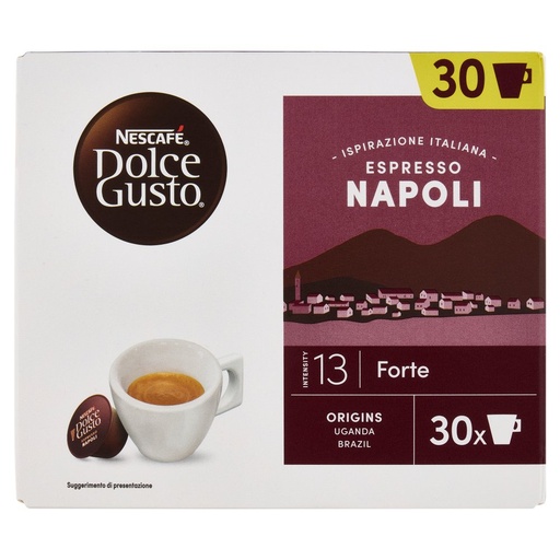 [000017113] Nescafe' Dolce Gusto Capsule Espresso Napoli Pz.30 Gr.240