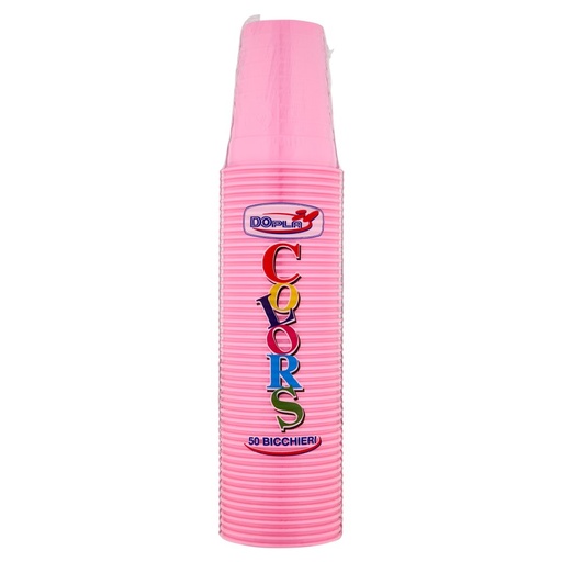 [000017345] DOPLA BICCH.200CC 50PZ.ROSA