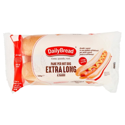 [000017390] DAILYBREAD NEW YORKER X4 PZ   PANINI HOT DOG EXTRA