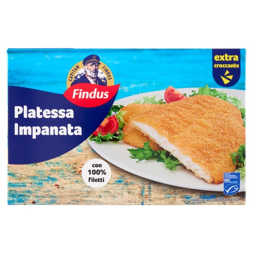 [000017517] FINDUS FILETTO DI PLATESSA IMPANATO GR.2 50