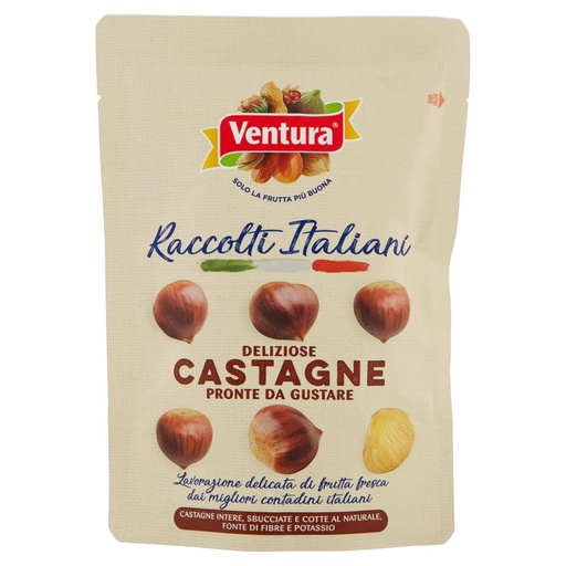 [000018421] VENTURA CASTAGNE SBUCCIATE GR.100 COTTE A VAPORE