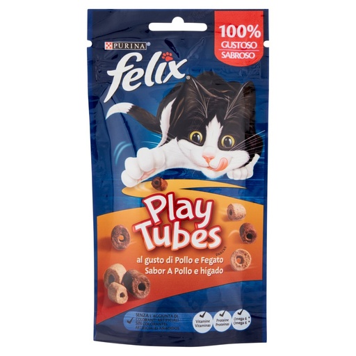 [000019120] FELIX PLAY TUBES POLLO E FEGATO GR.50