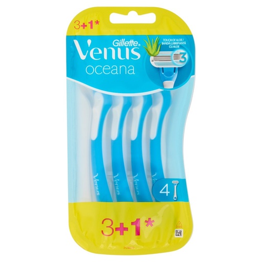 [000019136] VENUS RASOIO OCEANA U&G X3+1