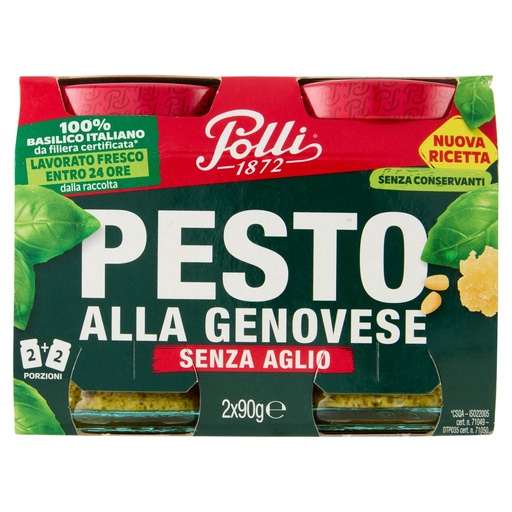 [000019184] POLLI PESTO BASILICO SENZ'AGLIO GR.190