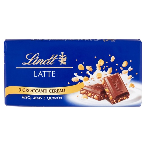 [000019608] LINDT TAV.LAT.3CEREALI GR.100  GAMME BLU E