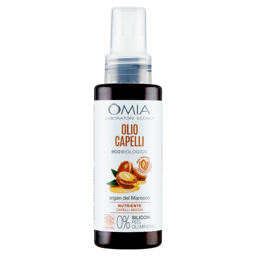 [000019877] OMIA BIO OLIO CAPELLI ARGAN ML.100