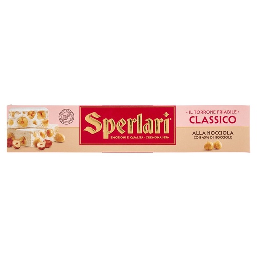 [000019880] SPERLARI TORRONE CLASSICO NOCCIOLA GR.15 0