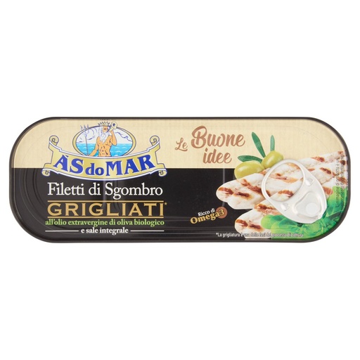 [000020499] ASDOMAR FILETTI SGOMBRO GRIGLIATI OLIO O LIVA GR120