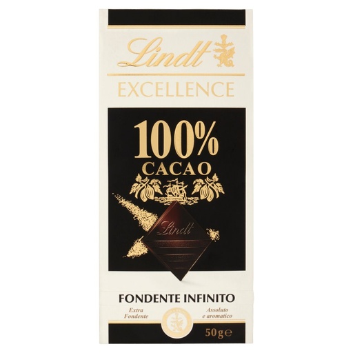 [000020605] LINDT EXCELLENCE FONDENTE 100% GR.50