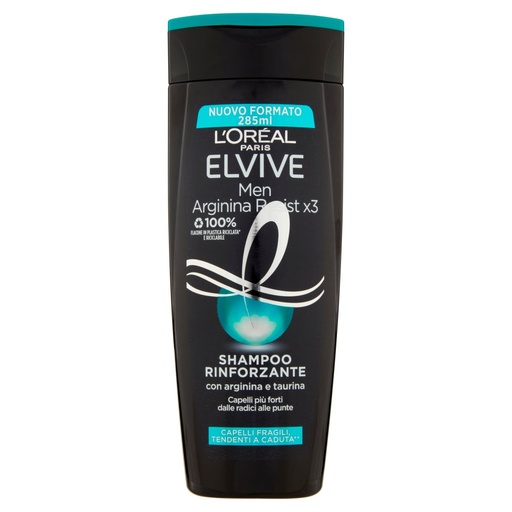 [000020618] ELVIVE SHAMPOO ML.285 MEN ARGININA RINFO RZANTE