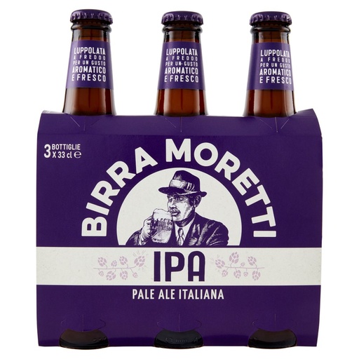 [000020699] BIRRA MORETTI IPA CL.33X3 5,2Â°
