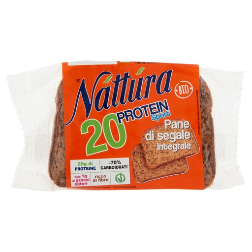 [000021224] NATTURA PANE DI SEGALE INTEGRALE PROTEIN GR.250