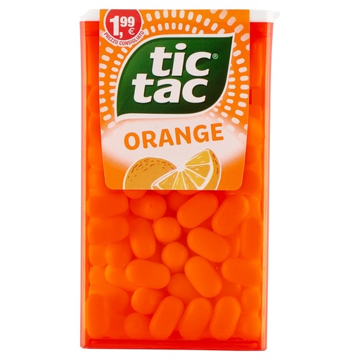[000021716] FERRERO TIC TAC G.49 ORANGE T100 FLASH 1 ,99 -AVANCASSE-| Imb. 10