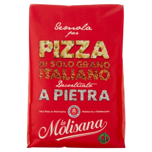 [000021823] LA MOLISANA SEMOLA PER PIZZA KG.1 MACINA TA A PIETRA| Imb. 12