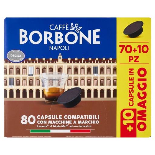 [000021882] BORBONE COMPATIBILI LAVAZZA A.M.M. G.7,2 X(70+10OM)MISC.DECIS| Imb. 1