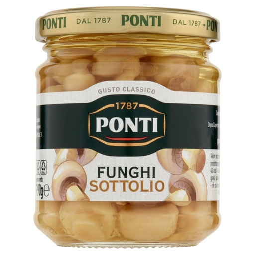 [000022072] PONTI FUNGHI PRATAIOLI G.190 IN OLIO SEM I| Imb. 12