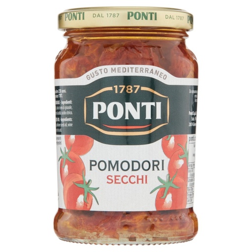 [000022077] PONTI POMODORI SECCHI GR 280 O SEMI| Imb . 12