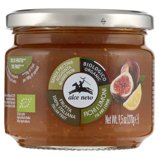 [000022567] ALCE NERO COMPOSTA FICHI E LIMONI BIO G. 270| Imb. 6