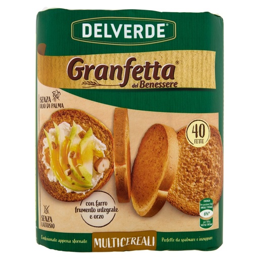[000022596] BUITONI GRANFETTA BENESSERE MULTICEREALI 40 G.300| Imb. 12