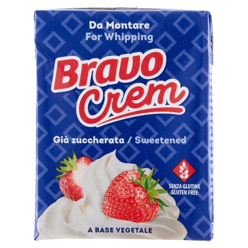 [000022620] BRAVO CREAM DA MONTARE ZUCCHERATA ML.200 BRIK| Imb. 24