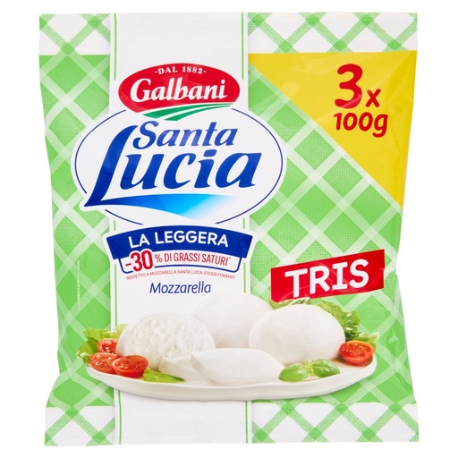 [000022635] GALBANI MOZZARELLA SANTA LUCIA LIGHT G.1 00X3| Imb. 8
