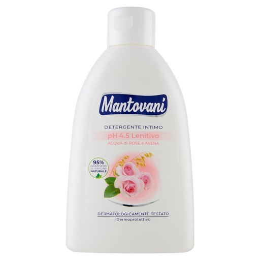 [000022672] MANTOVANI IGIENE INTIMA ML.250 ACQUA DI ROSE E AVENA| Imb. 12