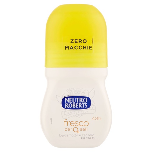 [000022703] ROBERTS DEO ROLL-ON GIALLO BERGAMOTTO E ZENZERO ML.50| Imb. 6