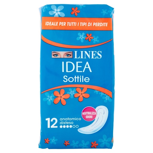 [000022875] LINES IDEA SOTTILE DISTESO ANATOMICO X12 | Imb. 20