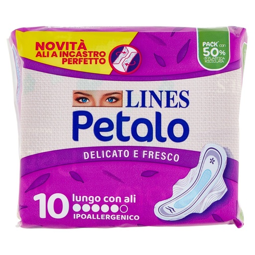 [000022885] LINES PETALO BLU LUNGO ALI X10| Imb. 12