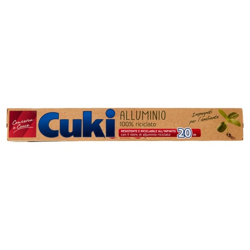 [000023005] CUKI ALLUMINIO 100% RICICLATO MT 20| Imb . 24