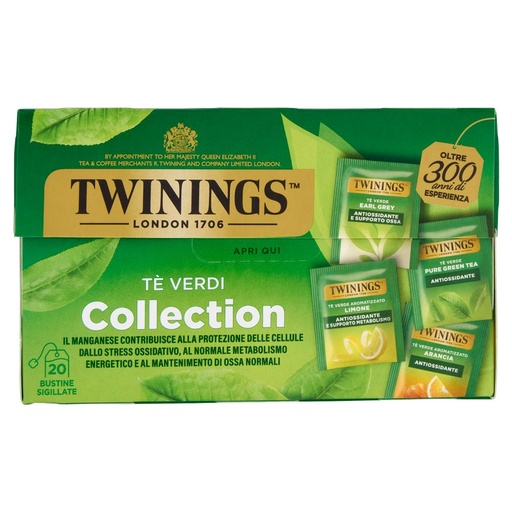 [000023187] TWININGS GREEN COLLECTION 20FF G.40| Imb . 8