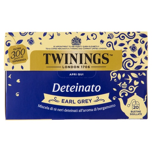 [000023197] TWININGS THE DETEINATO EARL GREY X20FF| Imb. 12
