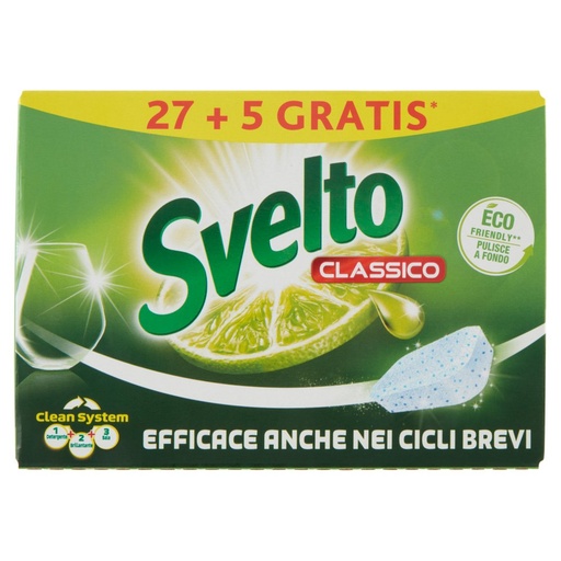 [000023232] SVELTO LAVASTOVIGLIE 32 TABS CLASSICO| I mb. 7