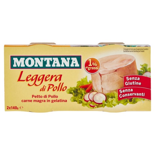 [000023401] MONTANA LEGGERA POLLO G.140X2| Imb. 12