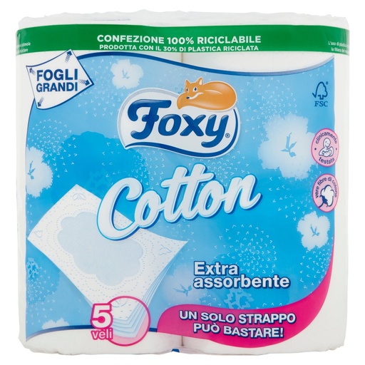 [000024462] FOXY IGIENICA COTTON 4R 5VELI
