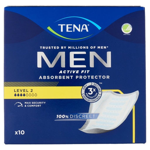 [000025759] Tena Men Active Fit Absorbent Protector Level 2 Pz.10