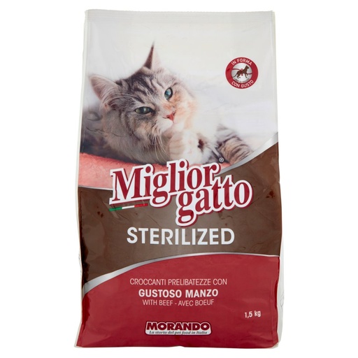 [000035661] MIGLIOR GATTO STERILIZED CROCCANTINI MAN ZO KG.1,5