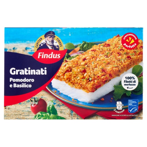 [000036628] FINDUS MERLUZZO ALASKA POMODORO E BASILI CO GRATINA