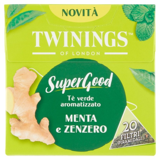 [000036681] TWININGS 20 FILTRI MENTA/ZENZERO GR.32