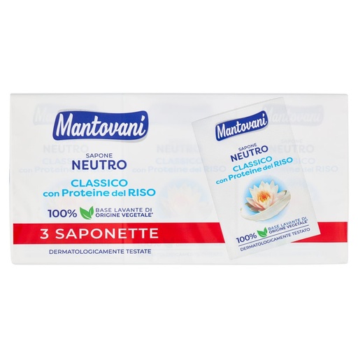 [801510773] MANTOVANI SAPONE SOLIDO GR.90X3