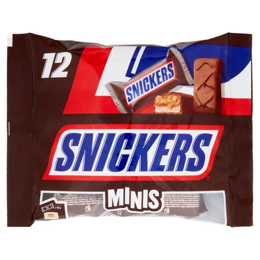 [801513842] Snickers Minis Snack al Latte con Arachidi e Caramello Gr.227