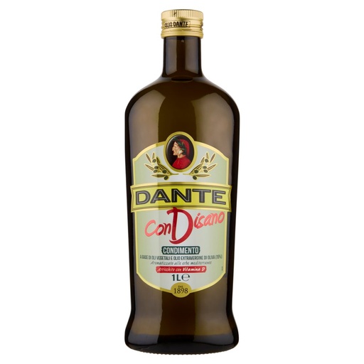 [801514196] DANTE CONDISANO OLIO VEGETALE + 15% OLIO EXTRAVERGINE D'OLIVA LT.1