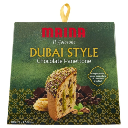 [801515417] MAINA PANETTONE GOLOSONE DUBAI STYLE GR.750