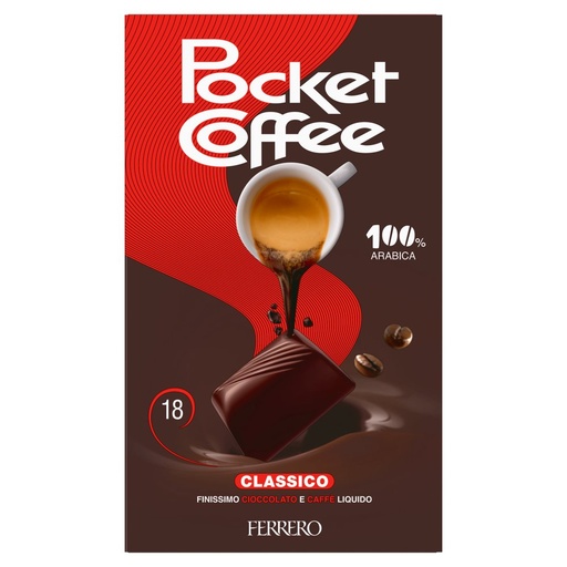 [000021738] Ferrero Pocket Coffee Espresso Classico Pz.18 Gr.225
